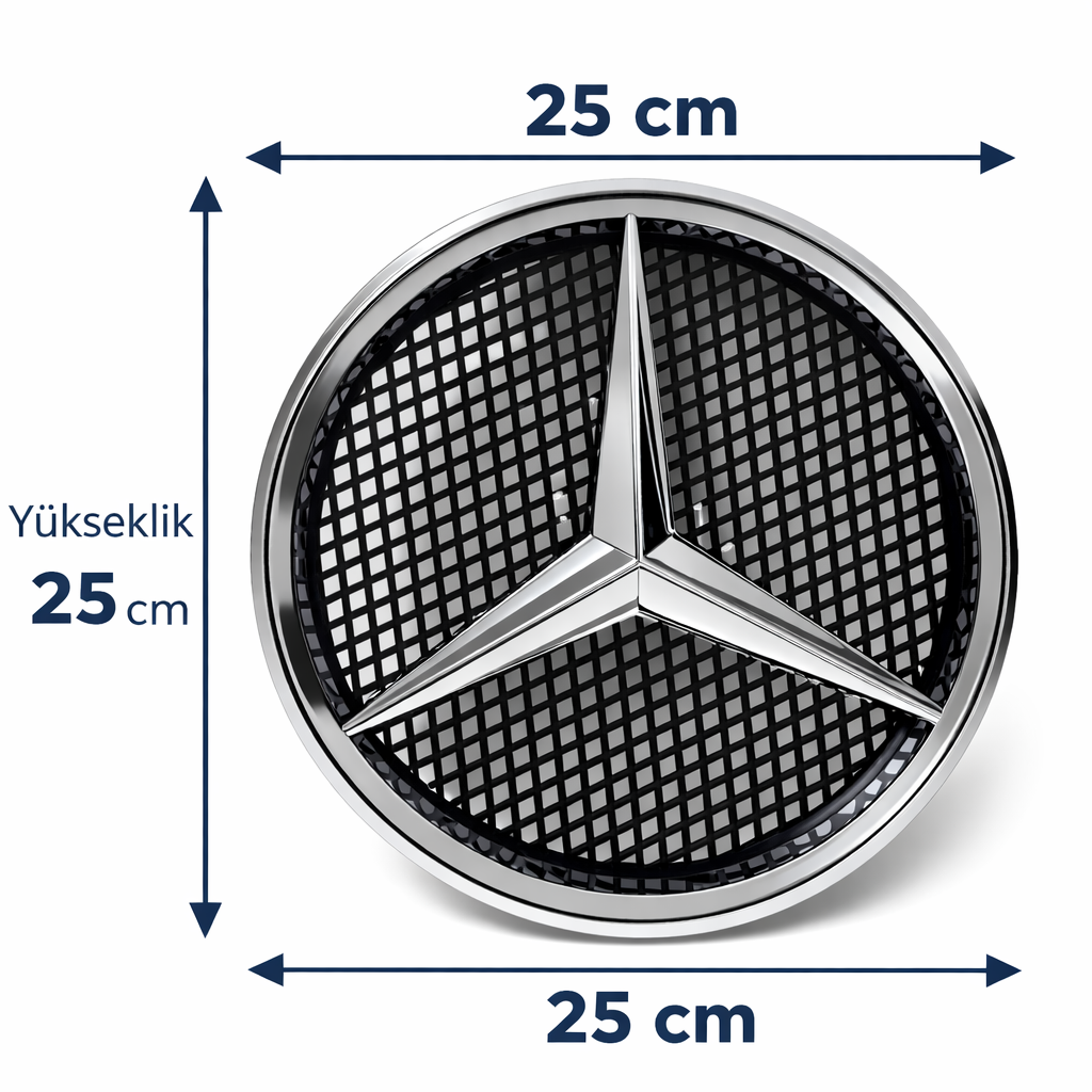 Mercedes Axor Panjur Yıldızı Amblem Logo 9448100018 Uyumlu Ön Panjur Yıldız