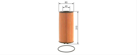 Bosch 09864B7003 PM003 Yağ Filtresi Mercedes Axor Tourismo OM906 A9061800209 Bosch