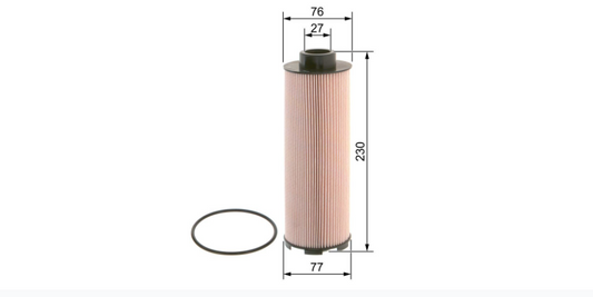 Bosch NM002 09864B2002 Yakıt Filtresi Mercedes Actros Axor Atego A0000901551 Bosch