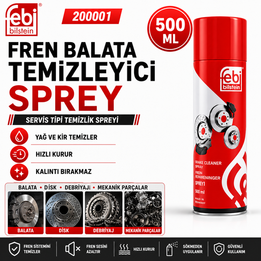 Febi 200001 Fren Balata Temizleme Spreyi 500 ML Febi